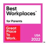 Best Places to work for parents, logo