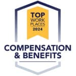 Top Work Place Compensation & Benefits, logo