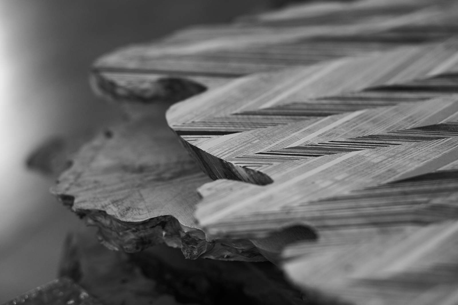 Black and white photo of Jason Middlebrook’s Studio